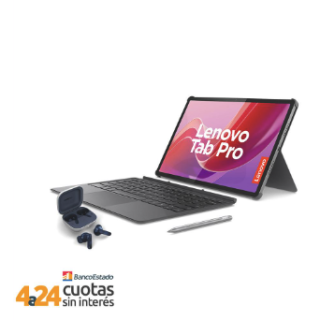 Tablet Tab Pro 12.7" 8GB 256GB WiFi Octa Core Android Luna Grey + Funda + Lápiz + Earbuds