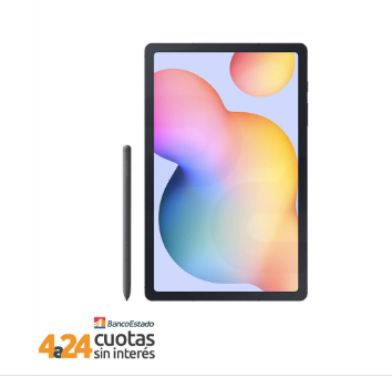 Tablet Galaxy Tab S6 Lite 2024 10.4" 4GB 128GB WiFi Octa Core Android Gray + Lápiz + Funda