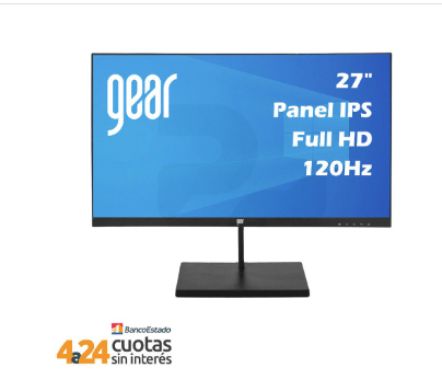 Monitor 27" Full HD, Panel IPS, 120Hz