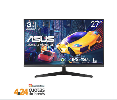 Monitor ASUS 27", FHD, 120Hz, IPS, 1ms, Mainstream VY279HGR
