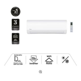 Split Inverter XtremeDura Frio-Calor 18000 Btu + Wifi