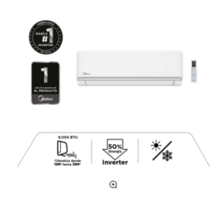 Split Inverter Xtra Frio-Calor 9000 Btu