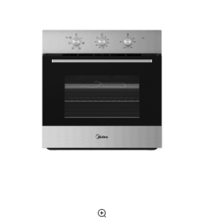 Horno Empotrado Eléctrico Gris 67 lts