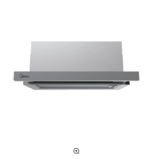 Campana de Cocina Retráctil Empotrable Gris 60cm